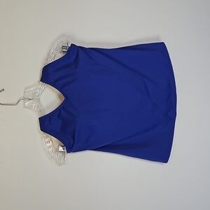 L.L. Bean Blue Bikini Set Size 10 UPF 50+ Sunblocking